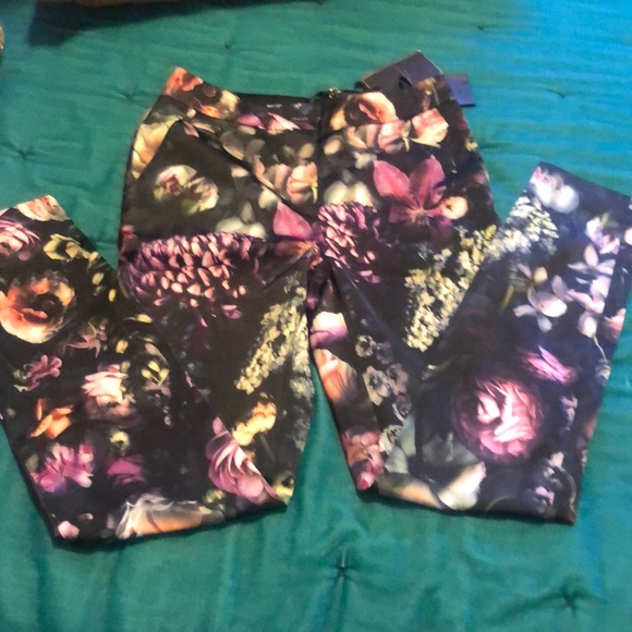 Ted Baker London Pants - Ted Baker London Ethereal Floral Posie Print Trouser